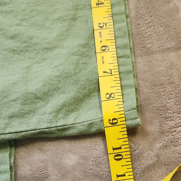 Green Wide-Leg Pants - Picture 7 of 10